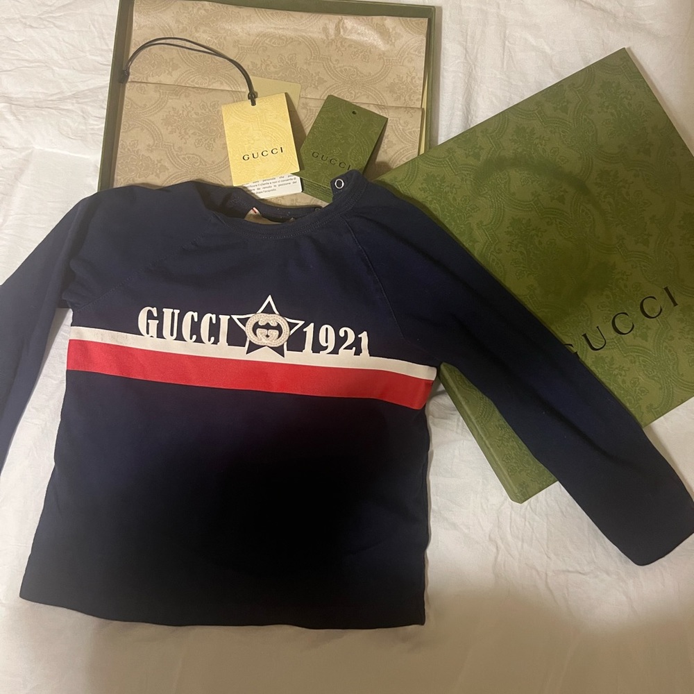 Gucci baby long sleeve shirt